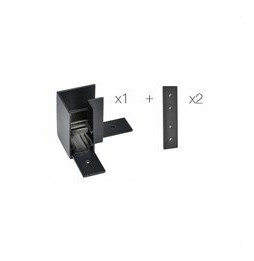 BENEITO FAURE - Unión en "L" superficie carril magnético negro