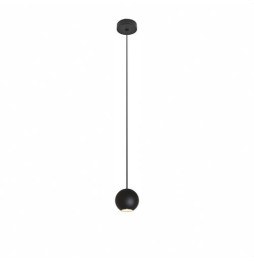 BENEITO FAURE - Luminaria BORA suspensión florón superficie negro 8,5W 220-240V 36° 3.000K 540lm