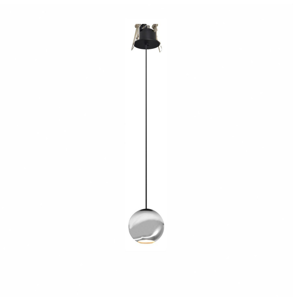 BENEITO FAURE - Luminaria BORA suspensión florón encastrar cromo mate 8,5W 220-240V 36° 3.000K 540lm