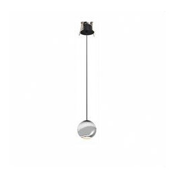 BENEITO FAURE - Luminaria BORA suspensión florón encastrar cromo mate 8,5W 220-240V 36° 3.000K 540lm