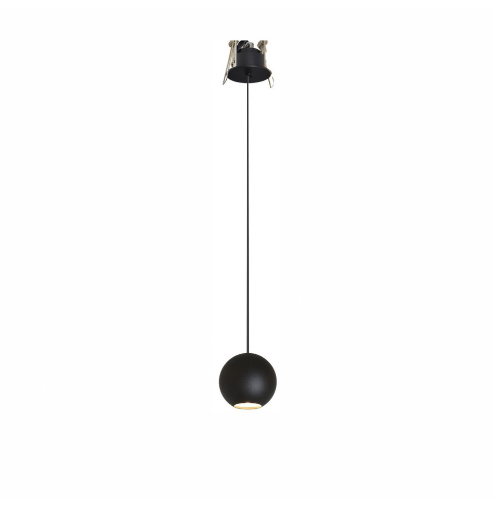 BENEITO FAURE - Luminaria BORA suspensión florón encastrar negro 8,5W 220-240V 36° 3.000K 540lm