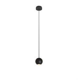 BENEITO FAURE - Luminaria BORA suspensión florón superficie negro 8,5W 220-240V 36° 2.700K 530lm