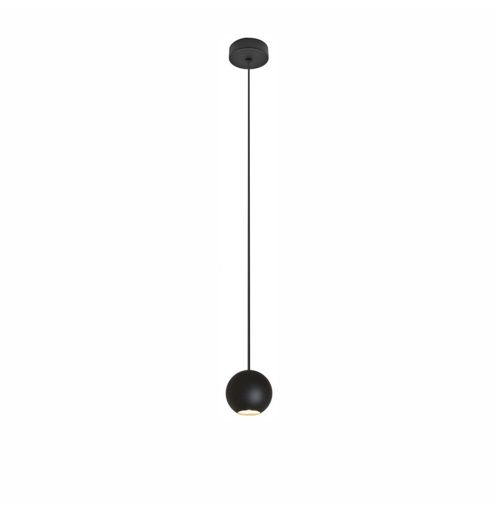 BENEITO FAURE - Luminaria BORA suspensión florón superficie negro 8,5W 220-240V 36° 2.700K 530lm