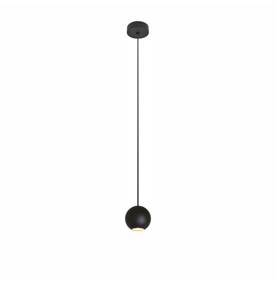 BENEITO FAURE - Luminaria BORA suspensión florón superficie negro 8,5W 220-240V 36° 2.700K 530lm