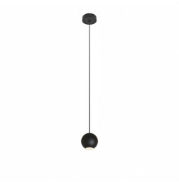 BENEITO FAURE - Luminaria BORA suspensión florón superficie negro 8,5W 220-240V 36° 2.700K 530lm