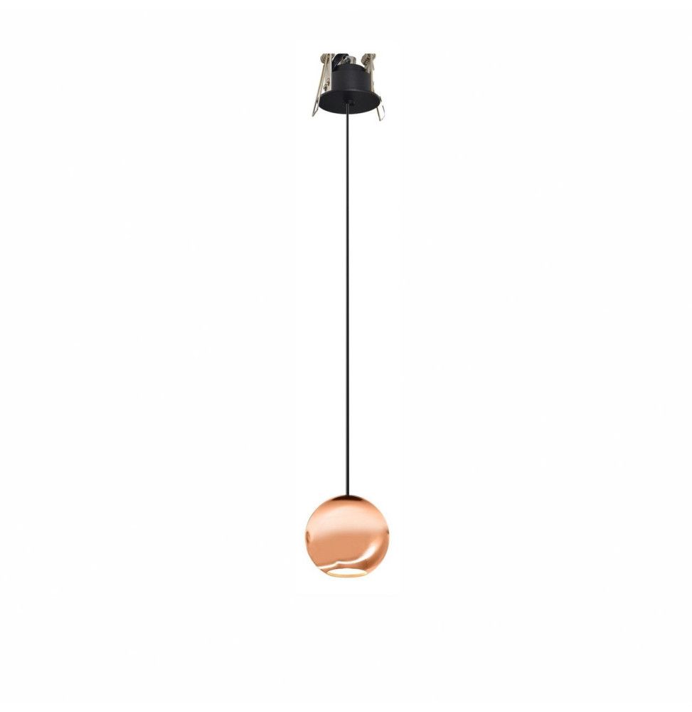BENEITO FAURE - Luminaria BORA suspensión florón encastrar oro rosa 8,5W 220-240V 36° 2.700K 530lm