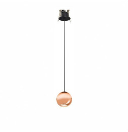 BENEITO FAURE - Luminaria BORA suspensión florón encastrar oro rosa 8,5W 220-240V 36° 2.700K 530lm