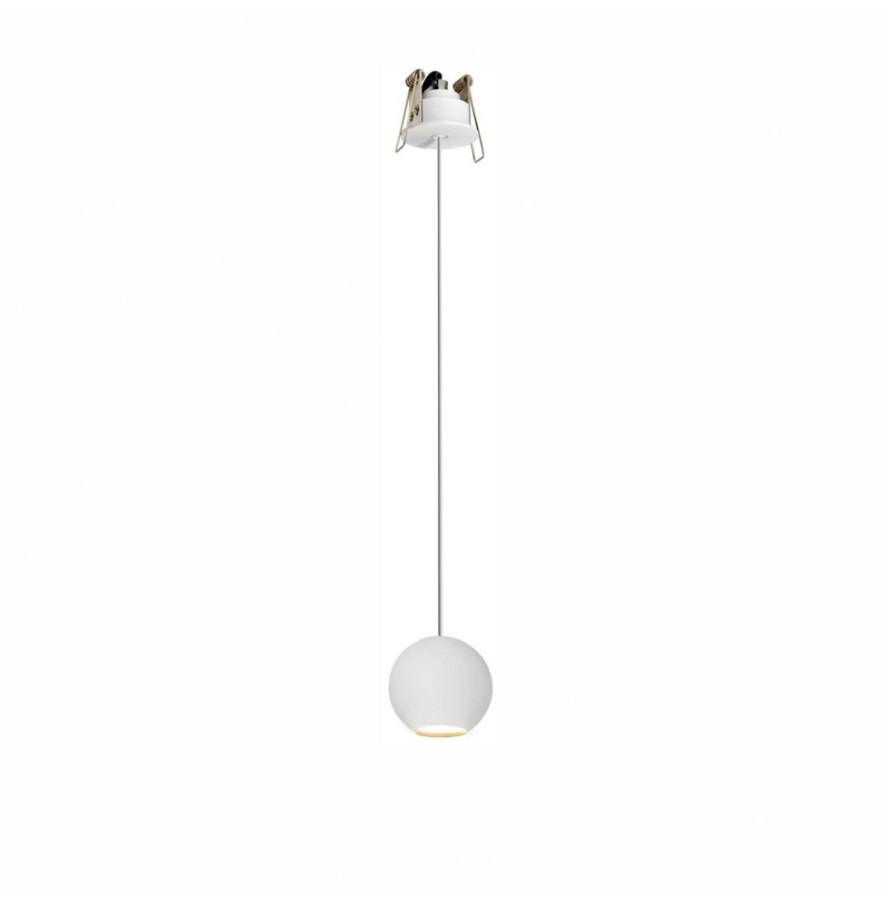 BENEITO FAURE - Luminaria BORA suspensión florón encastrar blanco 8,5W 220-240V 36° 3.000K 540lm