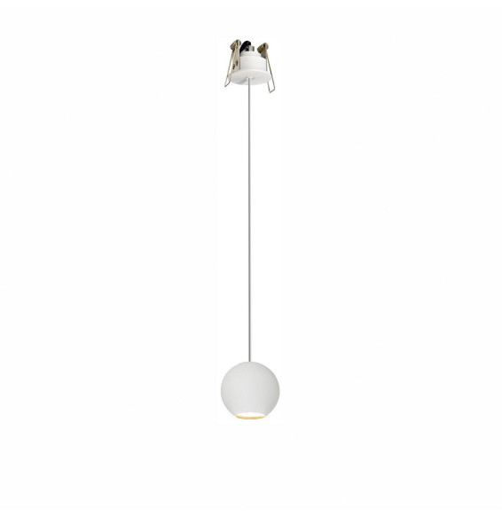 BENEITO FAURE - Luminaria BORA suspensión florón encastrar blanco 8,5W 220-240V 36° 3.000K 540lm