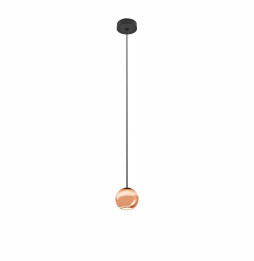 BENEITO FAURE - Luminaria BORA suspensión florón superficie oro rosa 8,5W 220-240V 36° 3.000K 540lm