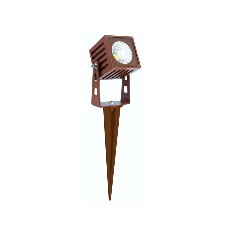 BENEITO FAURE - Pica ZAS cuadrado corten 7W 220-240V 40° 3000K 450lm IP65
