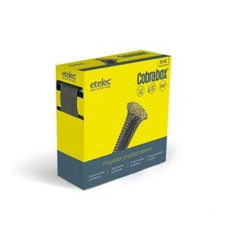 Funda de poliéster trenzada COBRABOX diámetro 08-20m gris