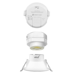 BENEITO FAURE - Cuerpo LED blanco PULCOM 8W Swicht