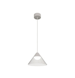 Luminaria ARK suspensión - superficie blanco transparente 6W 3000K