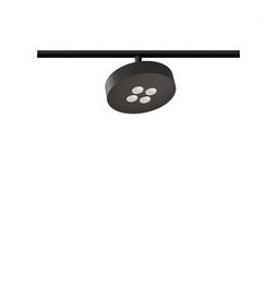 Foco COOKIE 48V 12W carril magnético 2700K negro mate