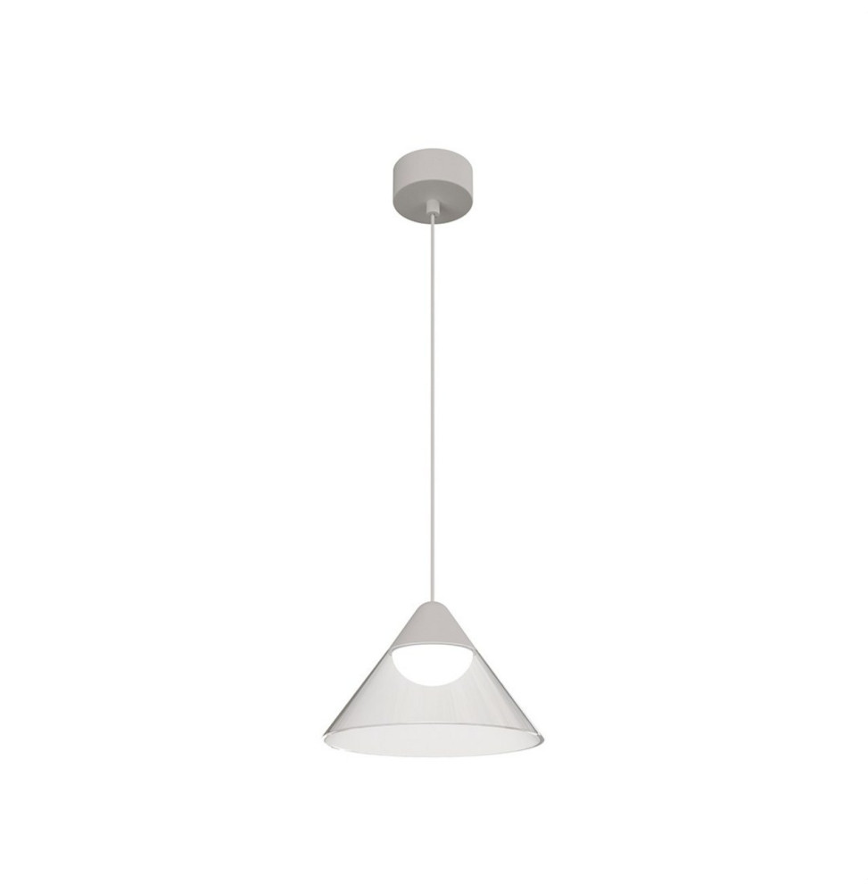 Luminaria ARK suspensión - superficie blanco transparente 6W 2700K