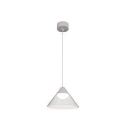 Luminaria ARK suspensión - superficie blanco transparente 6W 2700K