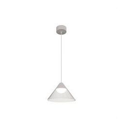 Luminaria ARK suspensión - superficie blanco transparente 6W 2700K