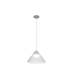 Luminaria ARK suspensión - encastrar blanco transparente 6W 2700K