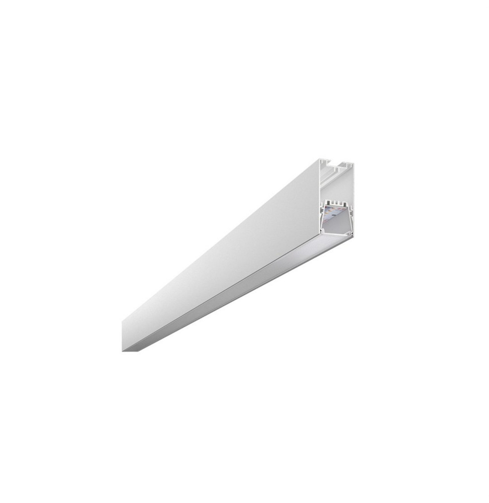 BENEITO FAURE - Luminaria lineal TIME de 2530mm 69W 230Vac 7728lm 2700K ON/OFF blanca difusor opal