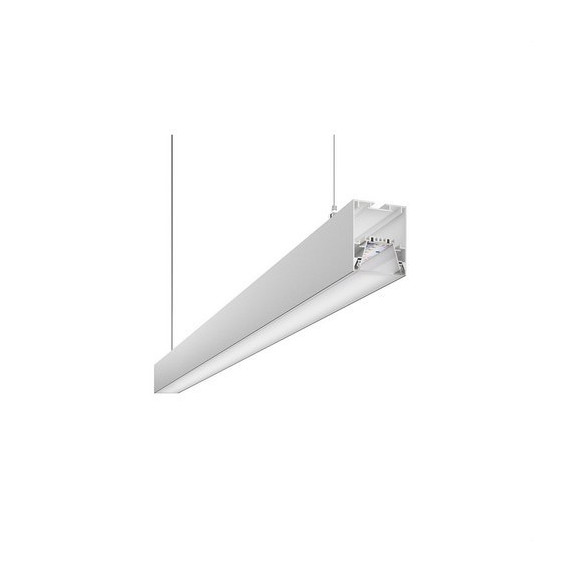 BENEITO FAURE - Luminaria lineal URBAN de 1410mm 57W 230Vac 6384lm 2700K CASAMBI blanca difusor opal