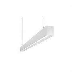 BENEITO FAURE - Luminaria lineal WORK de 2530mm 97W 230Vac 13260lm 4000K CASAMBI blanca