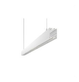 BENEITO FAURE - Luminaria suspendida MARKET de 1690mm 66W 230VAC carne blanca DALI blanca óptica asimétrica