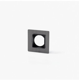 FARO - Placa TEIDE 1 agujero TRIMLESS negro