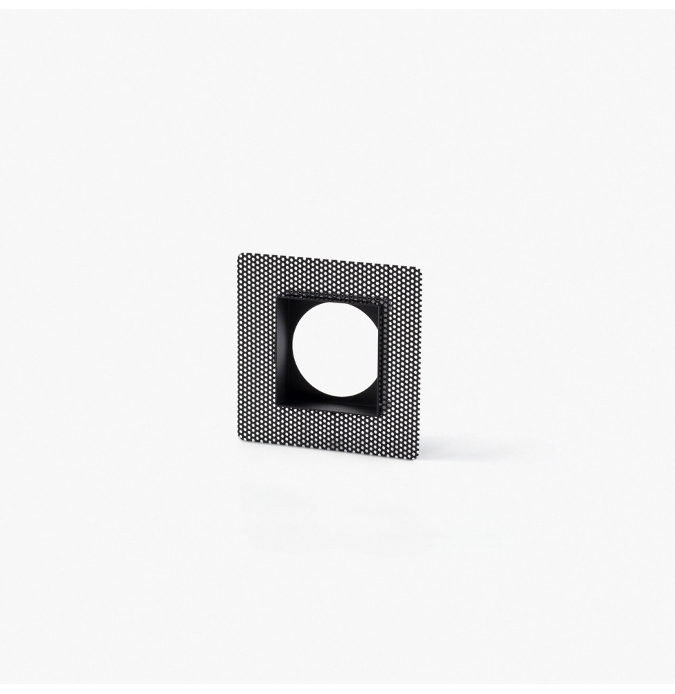 FARO - Placa TEIDE 1 agujero TRIMLESS negro