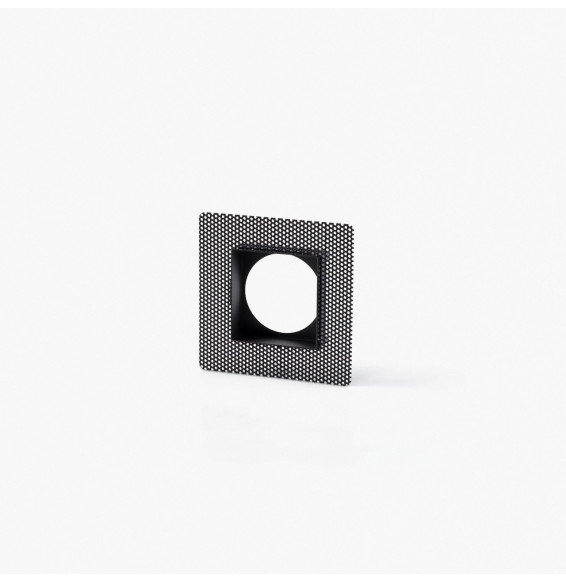 FARO - Placa TEIDE 1 agujero TRIMLESS negro