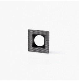 FARO - Placa TEIDE 1 agujero TRIMLESS negro