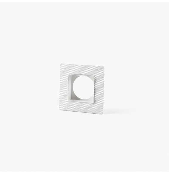 FARO - Placa TEIDE 1 agujero TRIMLESS blanco