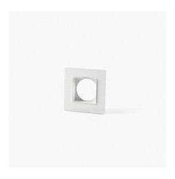 FARO - Placa TEIDE 1 agujero TRIMLESS blanco