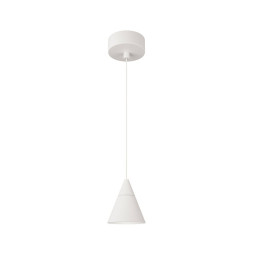 BENEITO FAURE - Luminaria ZOE suspensión florón superficie blanco 7W 18° 2700K