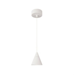 BENEITO FAURE - Luminaria ZOE suspensión florón superficie blanco 7W 18° 2700K