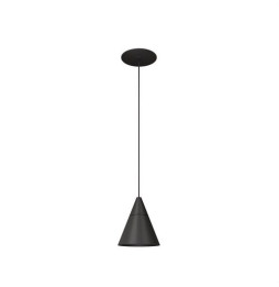 BENEITO FAURE - Luminaria ZOE suspensión florón encastrar negro 7W 38° 2700K