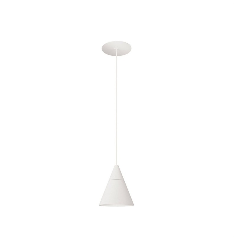 BENEITO FAURE - Luminaria ZOE suspensión florón encastrar blanco 7W 38° 2700K