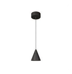 BENEITO FAURE - Luminaria ZOE suspensión florón superficie negro 7W 18° 3000K