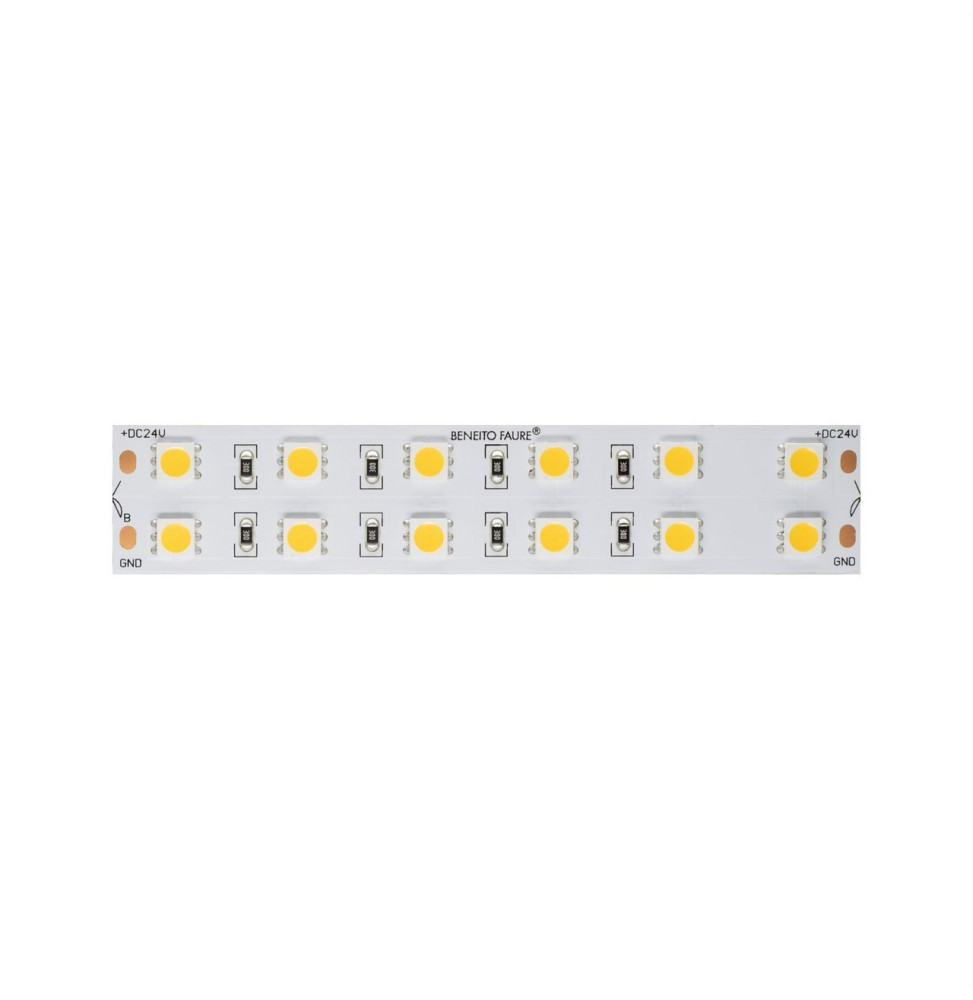 Tira 1m FINE 55 LED 5050 24Vdc 24W-m 3000K IP20 1992Lm-m 238LED-m CRI-95 24mm