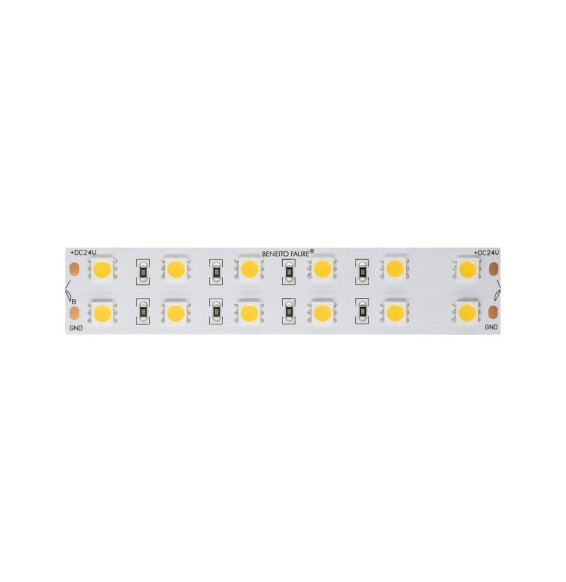Tira 1m FINE 55 LED 5050 24Vdc 24W-m 3000K IP20 1992Lm-m 238LED-m CRI-95 24mm