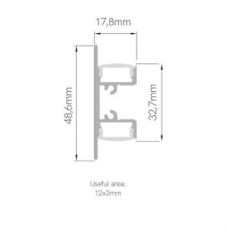 BENEITO FAURE - Tapa sin taladro para BOX 22 acabado negro
