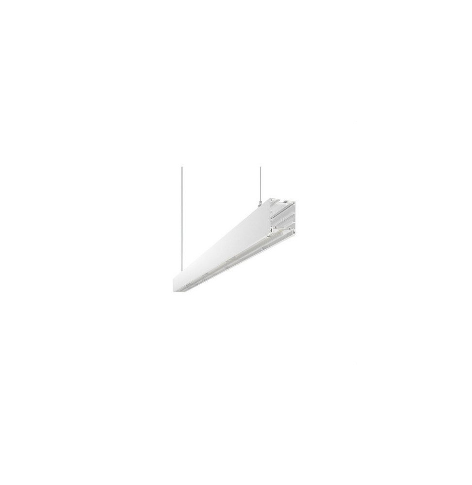 BENEITO FAURE - Luminaria suspendida MARKET de 1130mm 45W 230VAC carne blanca on/off blanca óptica doble asimétrica