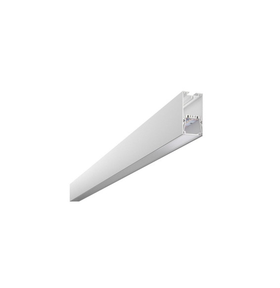 BENEITO FAURE - Luminaria lineal TIME de 1690mm 46W 230Vac 6256lm 5500K PUSH blanca difusor opal