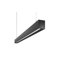 BENEITO FAURE - Luminaria lineal WORK de 1410mm 43W 230Vac 5504lm 3000K CASAMBI negra