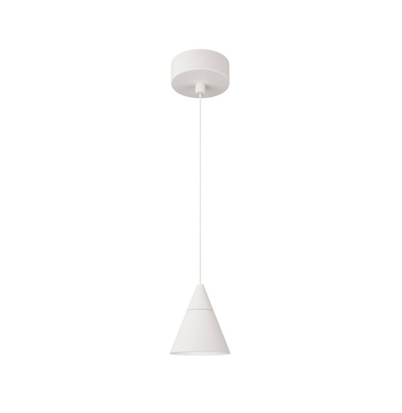 BENEITO FAURE - Luminaria ZOE suspensión florón superficie blanco 7W 18° 3000K