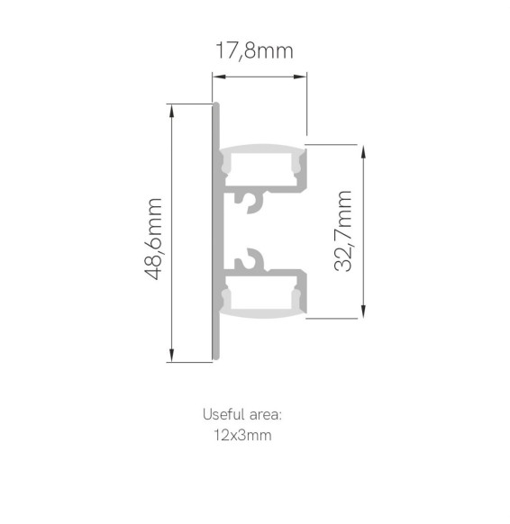 BENEITO FAURE - Metro perfil BOX 22 negro