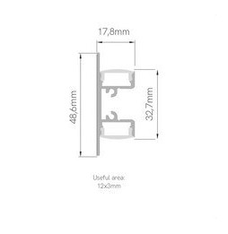 BENEITO FAURE - Metro perfil BOX 22 negro