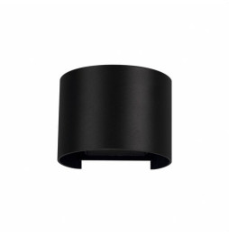 BENEITO FAURE - Foco exterior LEK redondo negro aplique pared exterior 6,8W 4000K