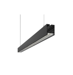 BENEITO FAURE - Luminaria suspendida MARKET de 1690mm 66W 230VAC jamón on/off negra óptica 30°