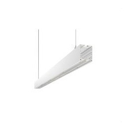 BENEITO FAURE - Luminaria suspendida MARKET de 2530mm 97W 230VAC carne roja DALI blanca óptica 60°